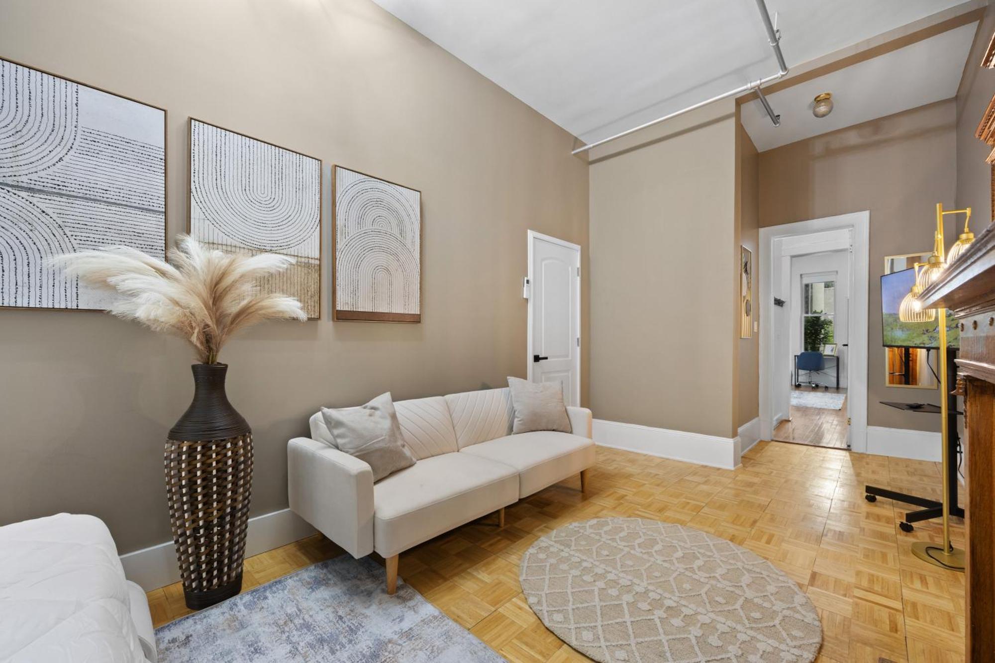 Apartamento Prime Location 2 Bdr Loft With Patio, Steps To Subway At 